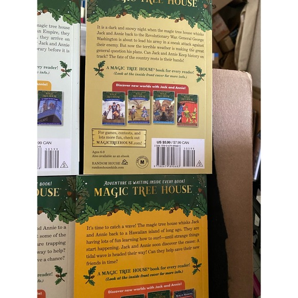 Magic Tree House Mary Pope Osborne  Seven Books 5 13 14 19 22 23 28 Titles Below - Picture 6 of 7